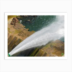 Water Spraying From A Dam 20220402 157ppub Art Print