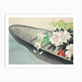 Flower Boat From Momoyogusa –Flowers Of A Hundred Generations (1909), Kamisaka Sekka Art Print