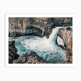 Ocean Waterfall Art Print