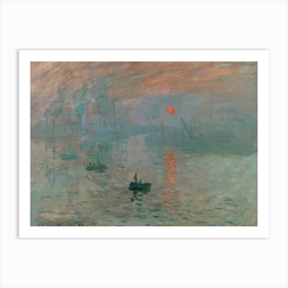 Impression, Sunrise, Claude Monet Art Print