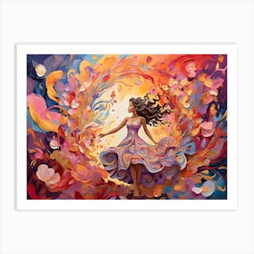 Flower Dance Art Print