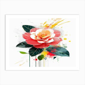 Watercolor Flower 1 Art Print