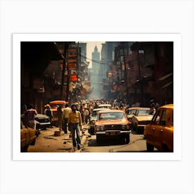 Slums Of Kolkata Art Print