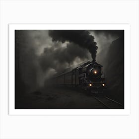 Train In The Dark Art Print