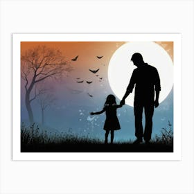 Father And Son (1) Father's Day Art Print