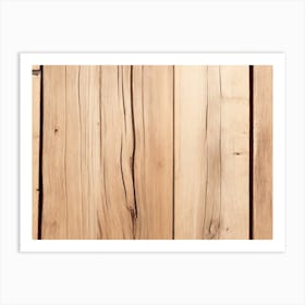 Brown wood plank texture background Art Print