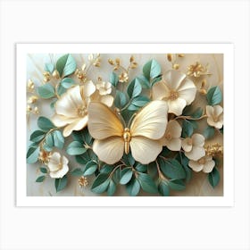 Butterfly Wall Art Affiche