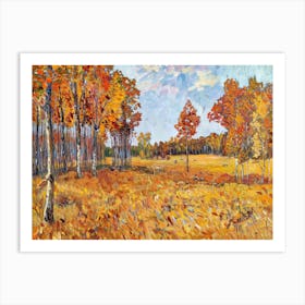 Autumn In The Woods 7 Art Print