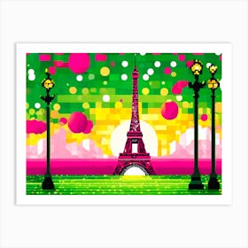 Paris Eiffel Tower 1 Art Print