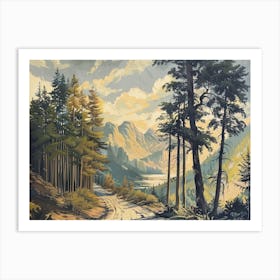 Vintage Woods 7 Art Print