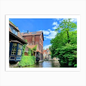 Bruges Canal, Belgium  Art Print