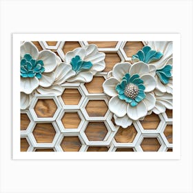 Honeycomb Wall Art Art Print