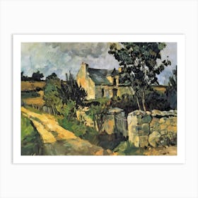 Rural Perfection Painting Inspired By Paul Cezanne Art Print