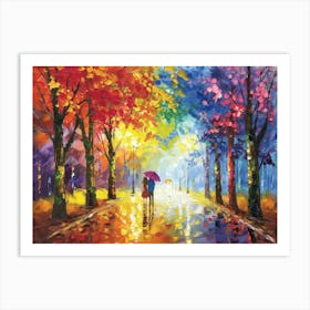 Walk In The Park 5 Art Print