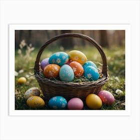 Easter Basket Art Print