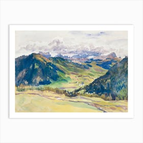 Open Valley, Dolomites, John Singer Sargent Art Print