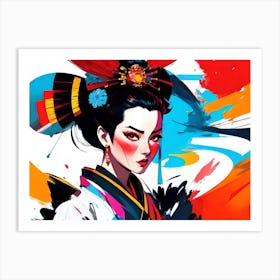 Asian Woman 10 Art Print