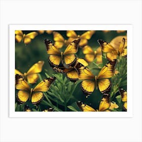 Butterfly - Butterfly Stock Videos & Royalty-Free Footage 2 Art Print