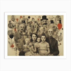 'The Family' 2 Art Print