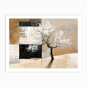 White Tree Art Print