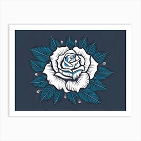 White Rose 1 Art Print