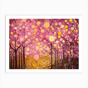 Pink Illumination II Art Print