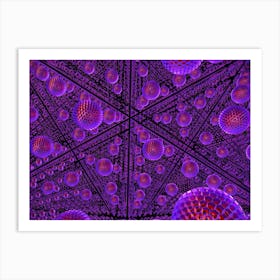 Spheres Combs Structure Regulation 3 Art Print