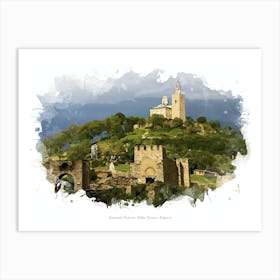 Tsarevets Fortress, Veliko Târnovo, Bulgaria Art Print