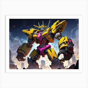 Transformers The Last Knight 10 Art Print