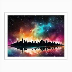 City Skyline 12 Art Print