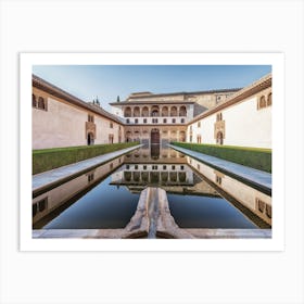 Alhambra Reflection Art Print