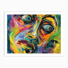 Face Painting Art Print