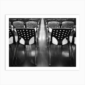 Rows Of Chairs 1 Art Print