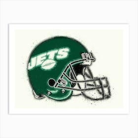 New York Jets Helmet Art Print