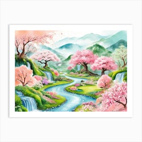 Sakura Blossoms 6 Art Print