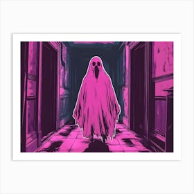 Pink Ghost Art Print