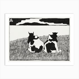 Cows (1916), Samuel Jessurun Art Print