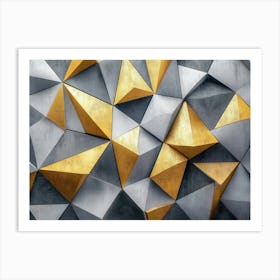 Abstract Geometric Wall Art Print