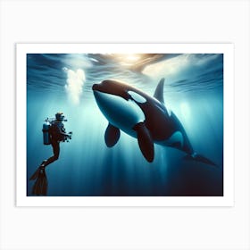 Orca Whale Art Print