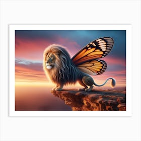 Lionfly Art Print