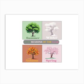 Seasons Of The Year Art Print