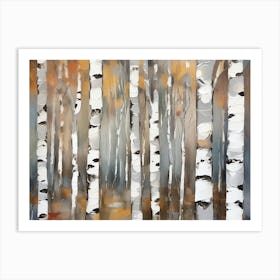 Birch Forest 1 Art Print