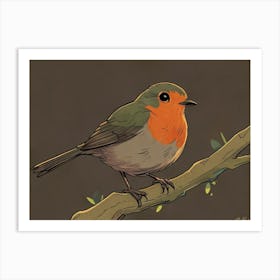 Robin 27 Art Print