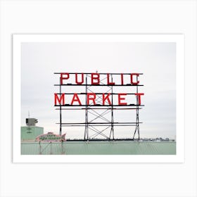 Public Market Art Print