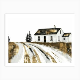 House On The Road 2 Art Print