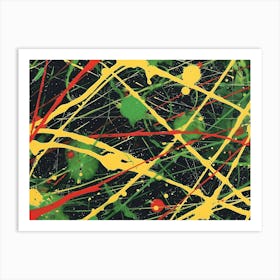 Splatter Painting 11 Art Print