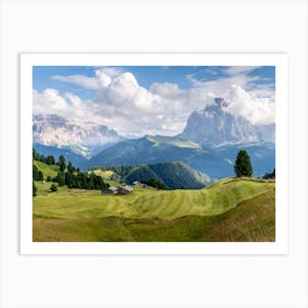 Dolomite Landscape Art Print