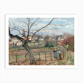 The Fence (1872), Camille Pissarro Art Print