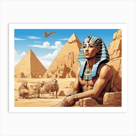 Egyptian King 2 Art Print