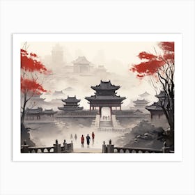 Beijing, Chinese Painting Art Print